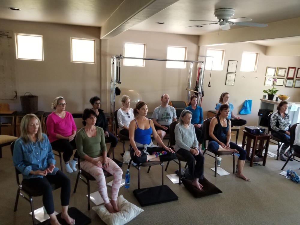 Group Meditation class in Tucson