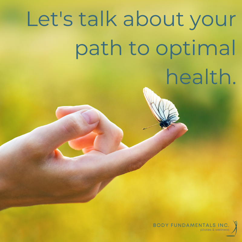 let's talk about your path to optimal health